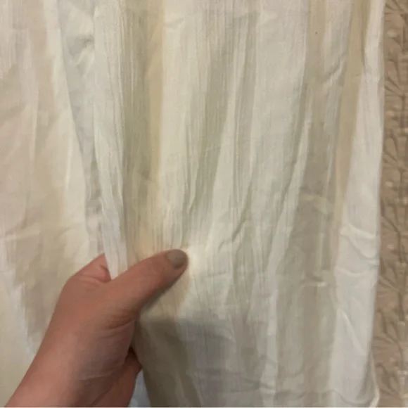 Mara Hoffman Cover Up Jumpsuit Revolve Prismatic Crochet White Boho Size S - Picture 5 of 8